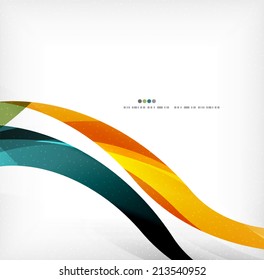 Business wave corporate background, flyer, brochure design template