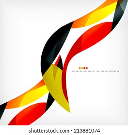 Business wave corporate background, flyer, brochure design template