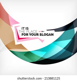 Business wave corporate background, flyer, brochure design template