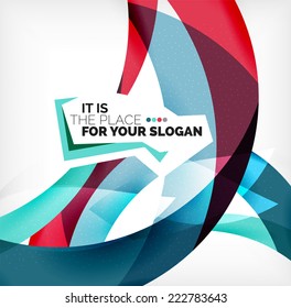 Business wave corporate background, flyer, brochure design template 