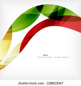 Business wave corporate background, flyer, brochure design template