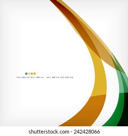 Business wave corporate background, flyer, brochure design template