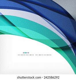 Unternehmenswelle, Unternehmenshintergrund, Flyer, Broschüren-Design-Vorlage