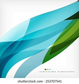 Business wave corporate background, flyer, brochure design template