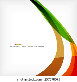 Business wave corporate background, flyer, brochure design template