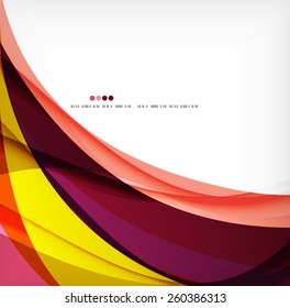 Business wave corporate background, flyer, brochure design template