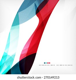 Business wave corporate background, flyer, brochure design template