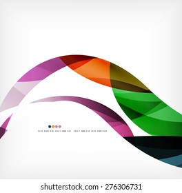 Business wave corporate background, flyer, brochure design template
