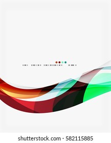 Business wave corporate background, flyer, brochure design template