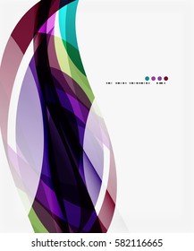 Business wave corporate background, flyer, brochure design template