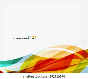 Business wave corporate background, flyer, brochure design template