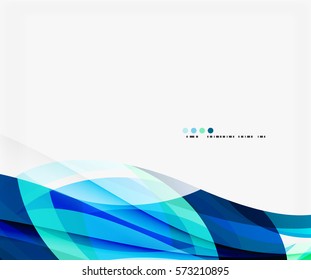Plantilla corporativa de ola de negocios. Fondo abstracto vectorial para diseño de flujo de trabajo, diagrama, opciones de número o diseño web