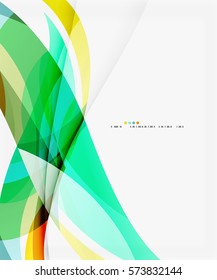 Business wave corporate template. Vector abstract background for workflow layout, diagram, number options or web design
