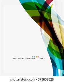 Plantilla corporativa de ola de negocios. Fondo abstracto vectorial para diseño de flujo de trabajo, diagrama, opciones de número o diseño web