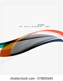 Plantilla corporativa de ola de negocios. Fondo abstracto vectorial para diseño de flujo de trabajo, diagrama, opciones de número o diseño web