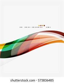Business wave corporate template. Vector abstract background for workflow layout, diagram, number options or web design