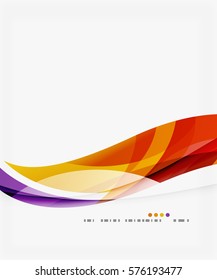 Business wave corporate template. Vector abstract background for workflow layout, diagram, number options or web design