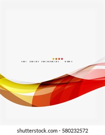 Business wave corporate template. Vector abstract background for workflow layout, diagram, number options or web design