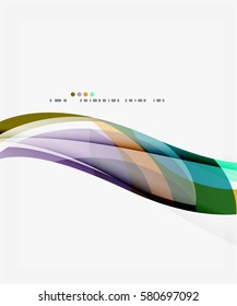 Plantilla corporativa de ola de negocios. Fondo abstracto vectorial para diseño de flujo de trabajo, diagrama, opciones de número o diseño web