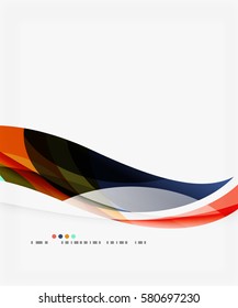 Plantilla corporativa de ola de negocios. Fondo abstracto vectorial para diseño de flujo de trabajo, diagrama, opciones de número o diseño web