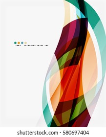 Business Wave Corporate Template. Abstrakter Vektorhintergrund für das Workflow-Layout, Diagramm, Zahlenoptionen oder Webdesign