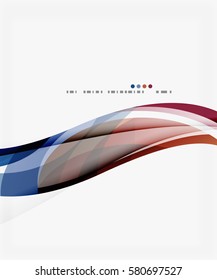 Business wave corporate template. Vector abstract background for workflow layout, diagram, number options or web design