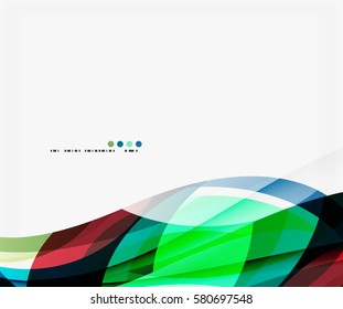 Business wave corporate template. Vector abstract background for workflow layout, diagram, number options or web design