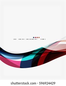 Plantilla corporativa de ola de negocios. Fondo abstracto vectorial para diseño de flujo de trabajo, diagrama, opciones de número o diseño web
