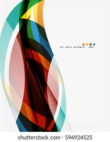 Plantilla corporativa de ola de negocios. Fondo abstracto vectorial para diseño de flujo de trabajo, diagrama, opciones de número o diseño web