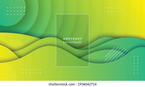 business wavy papercut abstract background  vector illustration for web	
