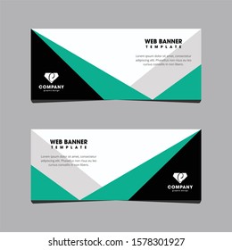 Business web banner design, Professional web banner design, banner design vector