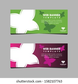 Business web banner design, Professional web banner design, banner design vector