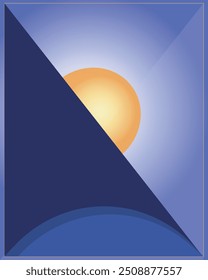 Business web banner, gradient color template 