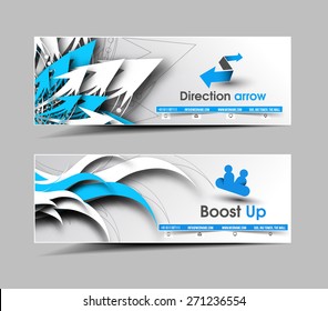 Business Web Banner & Header Layout Template.