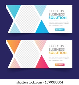 business web banner template design