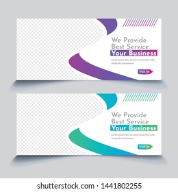 business web banner template design