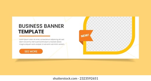 Business web banner template design