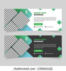 Business Web Banner Template For Your Business Profile or Promotion