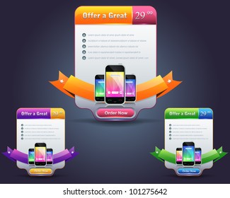 Business Web Banner Vector Set