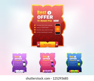 Business Web Banner Vector Set