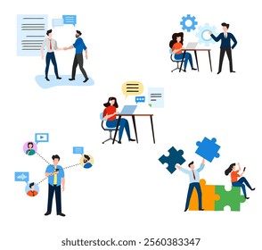 business web development flat art design marketing strategy digital business digutal marketing business growing
