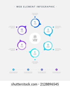 Business Web Element Infographic collection
