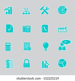 business and web icons
