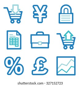 Iconos web de negocios