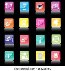 business and web icons set