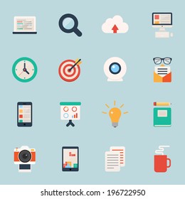 Business and web icons set