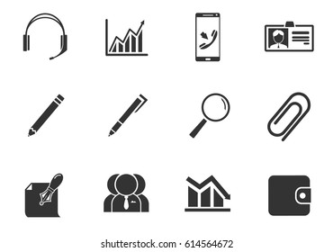 business web icons for user interface design