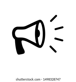 Business Web Line Icon Vector Megaphone