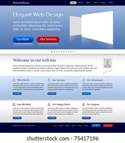 Website-Vorlage für Unternehmen