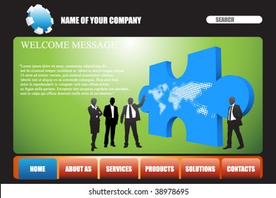 Business web template